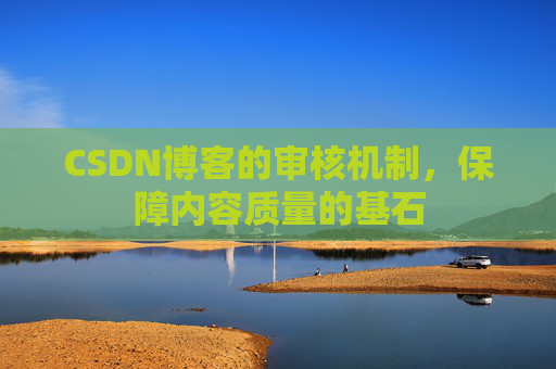 CSDN博客的审核机制，保障内容质量的基石